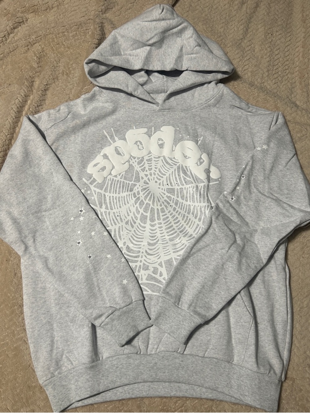 Grey og sp5der hoodie